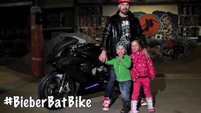 Justin Bieber Gets Customized 'Bat Bike' From His Dad for 19th Birthday