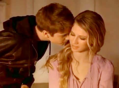 Justin Bieber Nuzzles Model's Neck in New Perfume Commercial