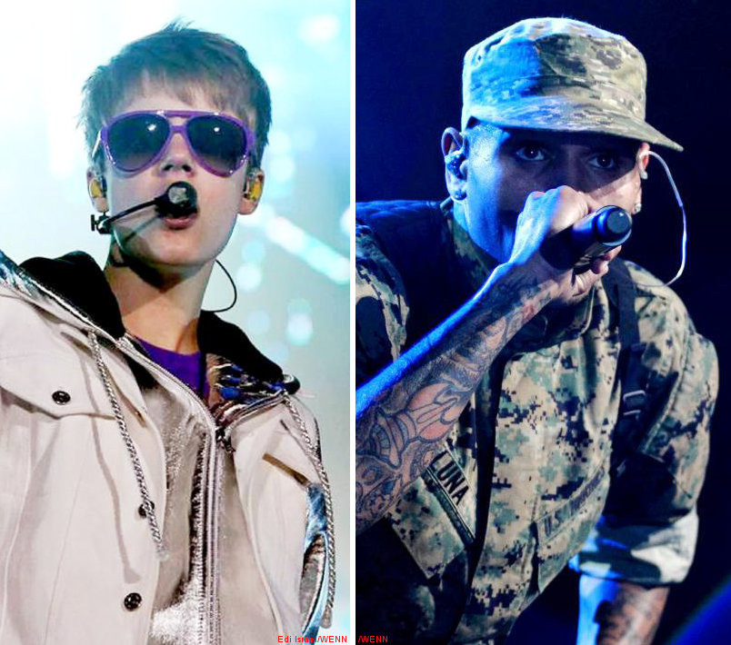 Justin Bieber and Chris Brown Perform in Sydney