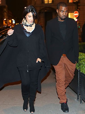 Kanye West Takes Pregnant Kim Kardashian to Paris for Babymoon