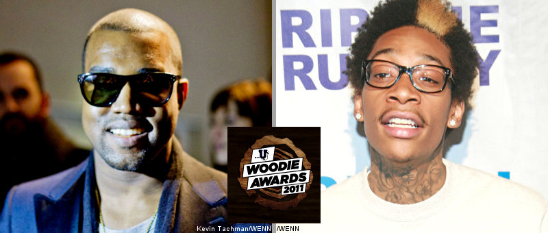 Kanye West and Wiz Khalifa Among mtvU Woodie Awards Winners