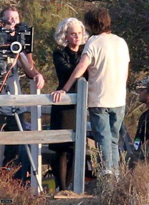 Katy Perry Dressed as Old Lady on 'One That Got Away' Video Shoot