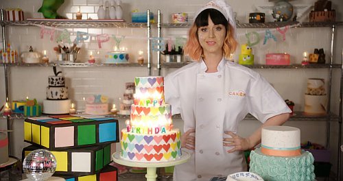 Katy Perry Indulges in Sweets in 'Birthday' Lyric Video