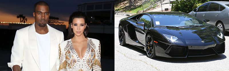 Kim Kardashian Buys Kanye West a $750,000 Lamborghini on His Birthday