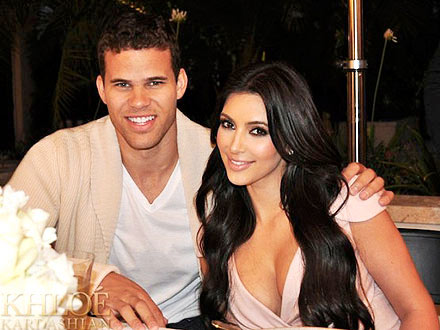 Kim Kardashian Beaming in Engagement Night Photo