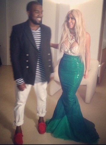 Kim Kardashian Went as Sexy Mermaid at Halloween Party