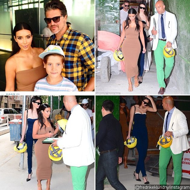 Kim Kardashian Spotted Scouting Apartment With Kris and Kendall Jenner