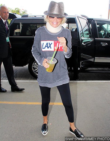 Kristin Chenoweth Sports Neck Brace Following Health Scare Tweet