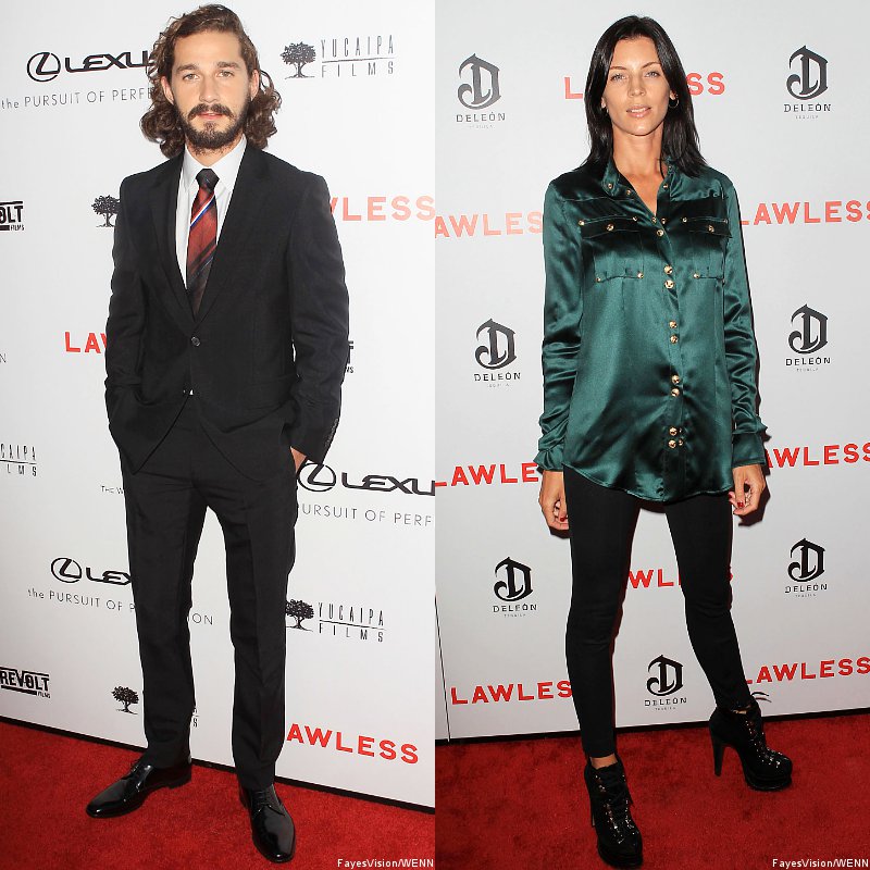'Lawless' Premiere: Shia LaBeouf Goes Shaggy, Liberty Ross Makes First Red Carpet Appearance