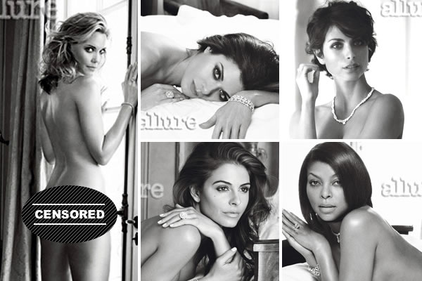 Leslie Bibb and Debra Messing Heat Up Allure With Nude Photo