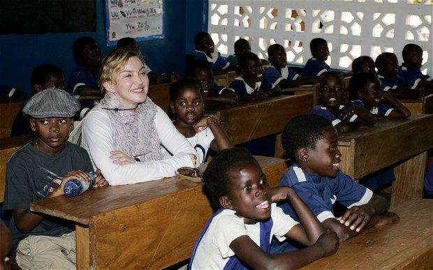 Madonna to Auction Abstract Painting to Support Girls' Education Around the World