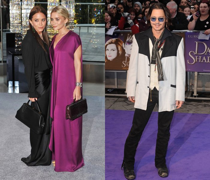 Mary-Kate, Ashley Olsen and Johnny Depp Win Big at 2012 CFDA Fashion Awards