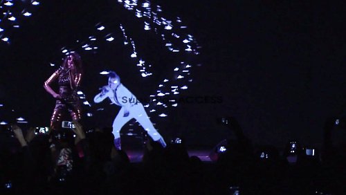 M.I.A. and Janelle Monae Perform Together as Holograms
