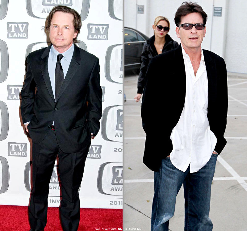 Michael J. Fox Wants to See Charlie Sheen on 'Two and a Half Men' Again