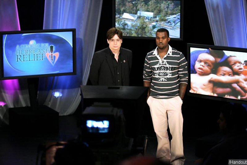 Mike Myers 'Proud' Standing Next to Kanye West During George Bush Diss