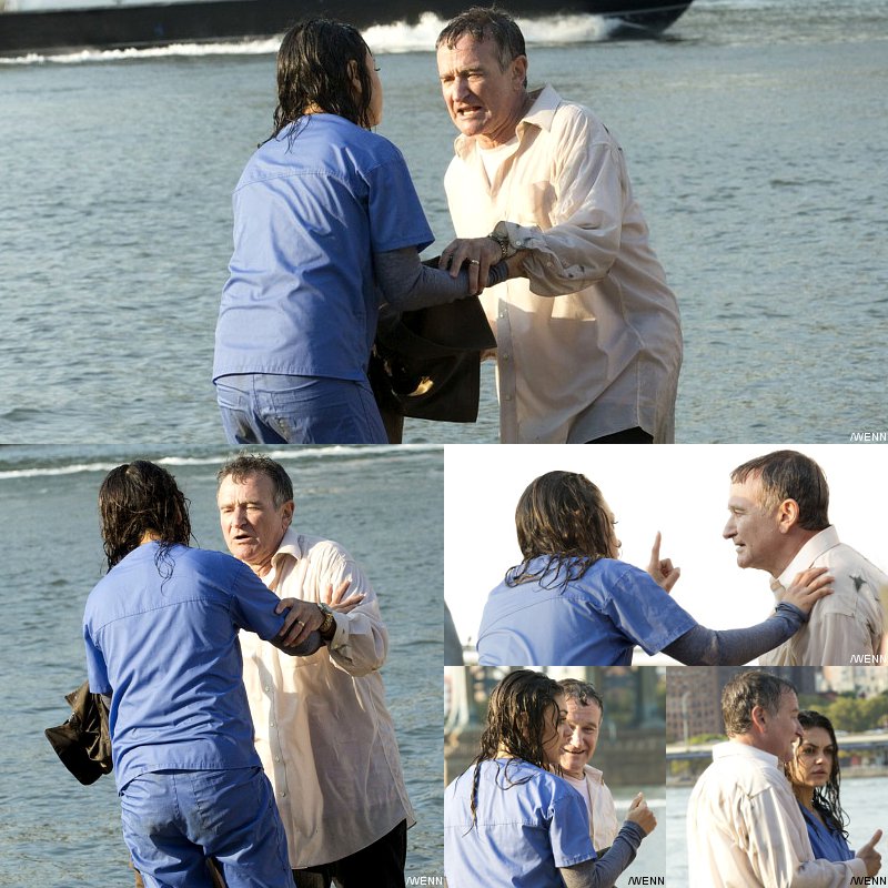 Photos: Mila Kunis Saves Robin Williams' Life on 'Angriest Man in Brooklyn' Set