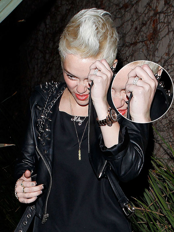 Miley Cyrus Spotted Not Wearing Her Engagement Ring