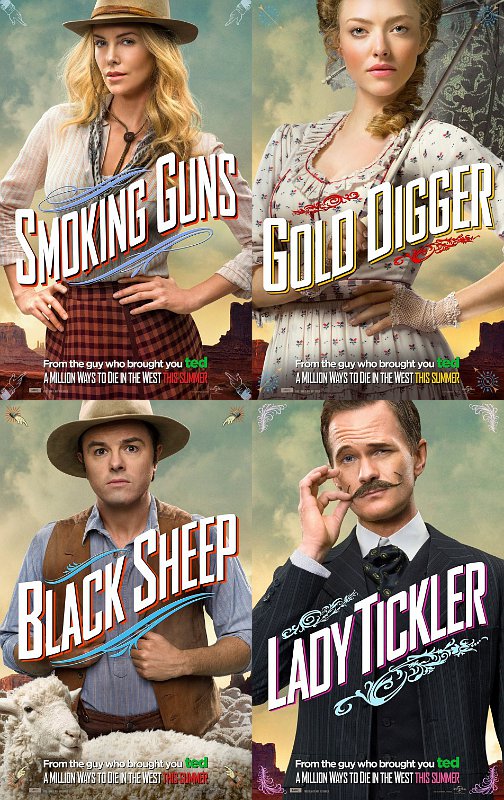 'Million Ways to Die in the West' Releases Character Posters