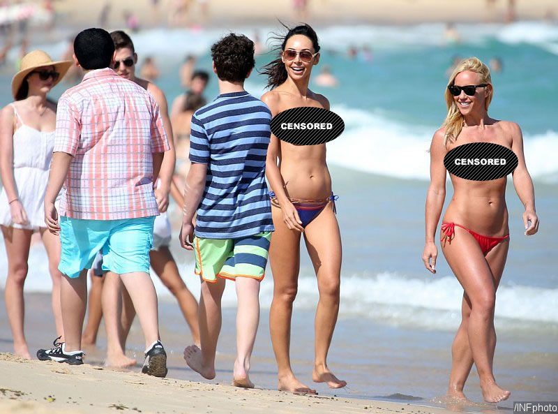 'Modern Family' Boys Film With Topless Women in Australia