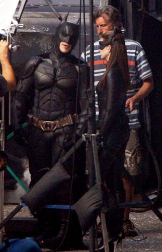 New Photo From 'Dark Knight Rises' Set Sees Christian Bale and Anne Hathaway in Full Costume