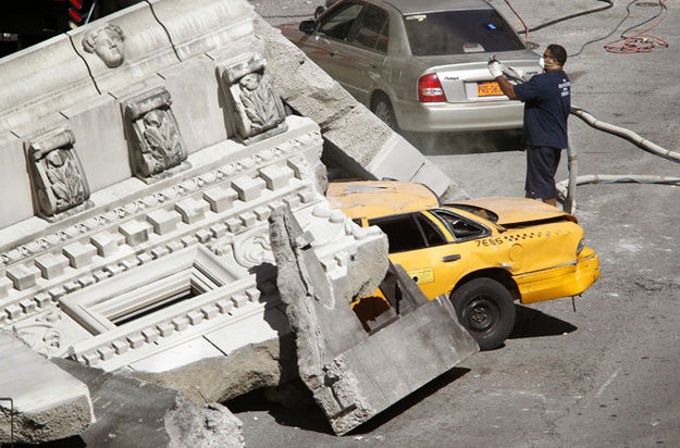New Set Photos of 'The Avengers' Show Destructed Building