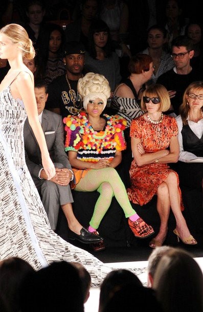 Nicki Minaj Caused Backstage Commotion at Carolina Herrera Show