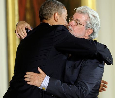 President Obama Honors George Lucas and Praises 'Star Wars' at White House Ceremony