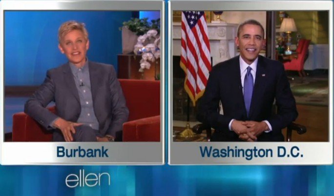 Obama Jokingly Calls Ellen DeGeneres' Selfie a 'Cheap Stunt'