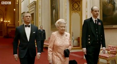 Olympic Games 2012 Opening Ceremony: James Bond, Lord Voldemort and Mr. Bean