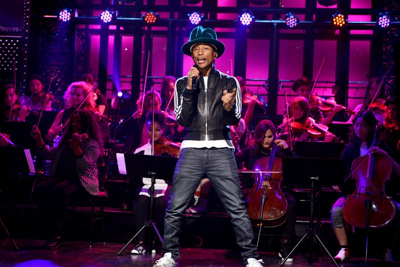 Video: Pharrell Gets 'Happy' in 'Saturday Night Live'