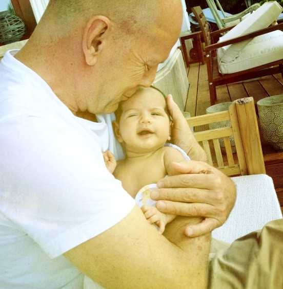 First Photo of Bruce Willis and Baby Mabel Released