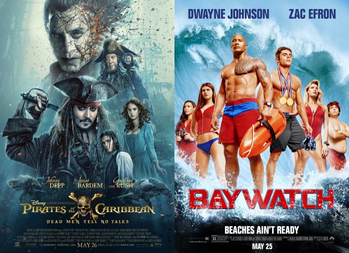 'Pirates of the Caribbean 5' Sails to No. 1 at Box Office, 'Baywatch' Sinks