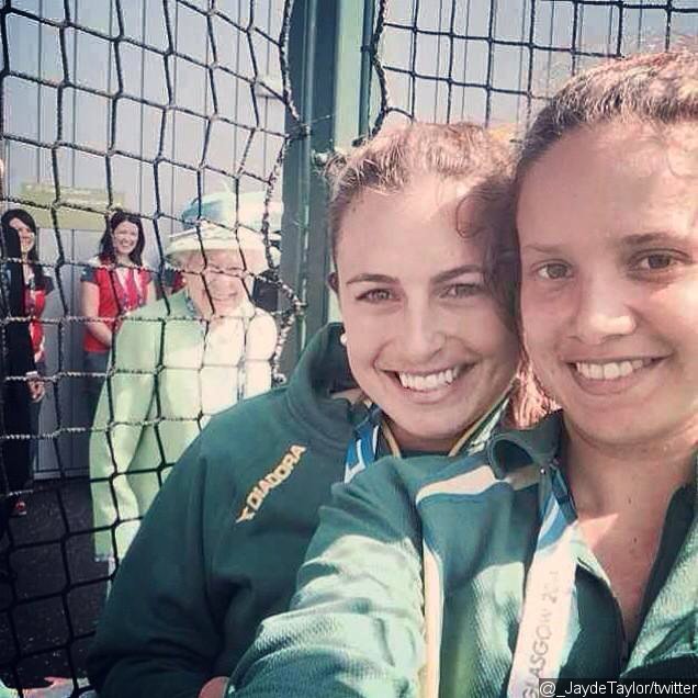 Queen Elizabeth II Photobombs Hockey Players' Selfie