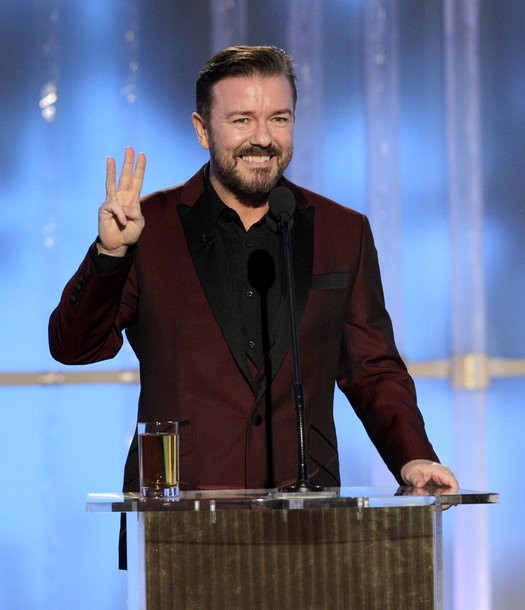 Ricky Gervais Says He Won't Be Hosting the Golden Globes Again