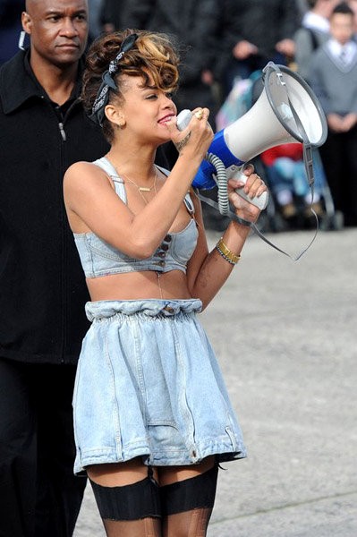 Rihanna Moves Video Shoot to Street After Being Scolded by Modest Farmer