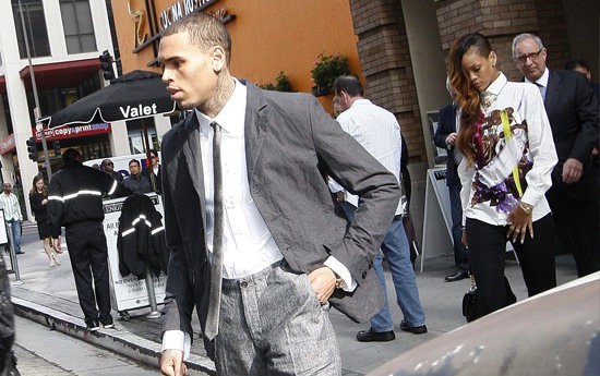 Rihanna Supports Chris Brown by Appearing on His Probation Hearing