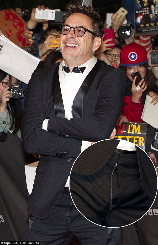 Robert Downey Jr. Goes 'Gangnam Style' With His Zip Down in South Korea