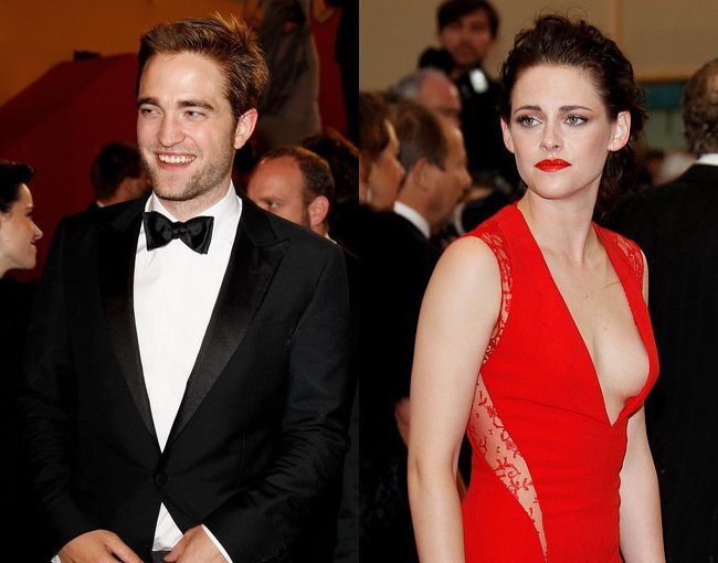 Robert Pattinson Suits Up, Kristen Stewart Goes Daring in Red at 'Cosmopolis' Cannes Premiere