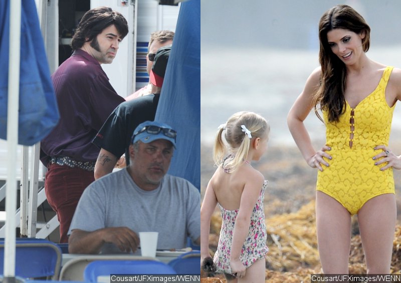Pics: Ron Livingston and Ashley Greene as Elvis and Priscilla Presley in 'Shangri-La Suite'