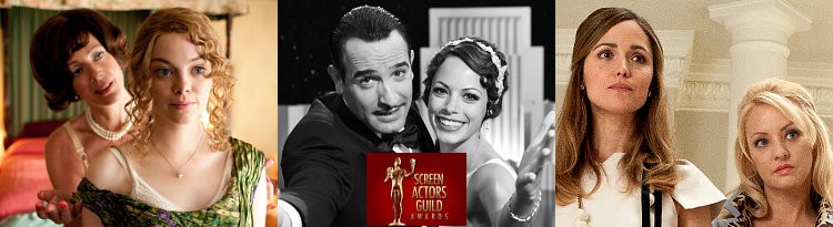 2012 SAG Awards Nominations in Movie: 'The Help', 'The Artist', 'Bridesmaids'