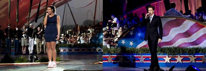 Videos: Jordin Sparks and Matthew Morrison Perform at 'A Capitol Fourth'