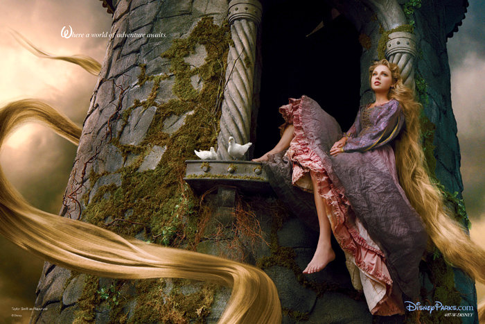 Taylor Swift Is Rapunzel in New Disney Portrait
