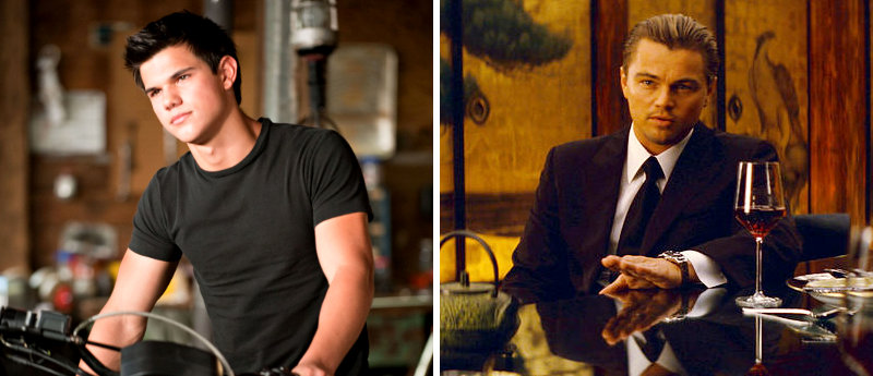 Taylor Lautner and Leonardo DiCaprio Vie for Best Line Nod at 2011 MTV Movie Awards