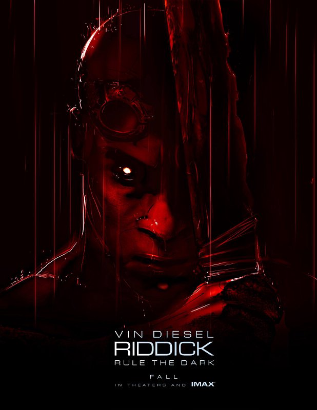 Vin Diesel Unveils Comic-Con 'Riddick' Poster