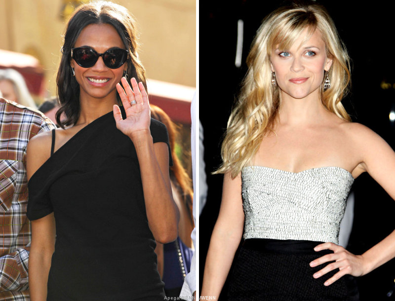 Zoe Saldana Joins Reese Witherspoon as Avon's New Face