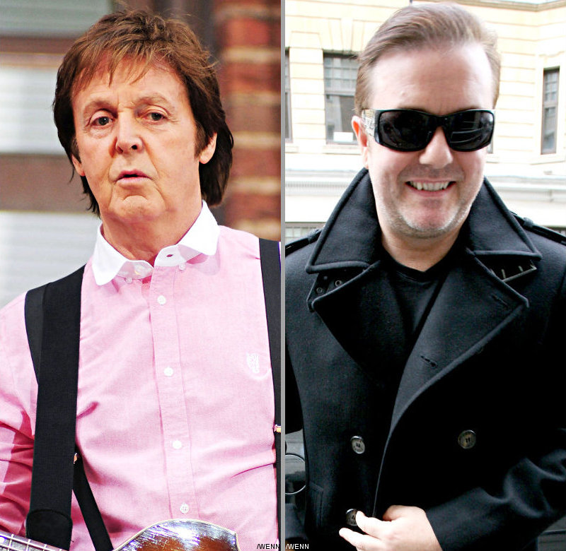 Paul McCartney Loves Ricky Gervais' Golden Globe Prank