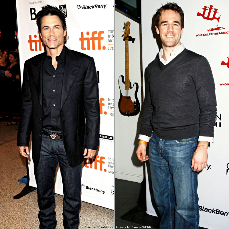 Rob Lowe and James Van Der Beek's Baseball Battle Turns Into Real Clash