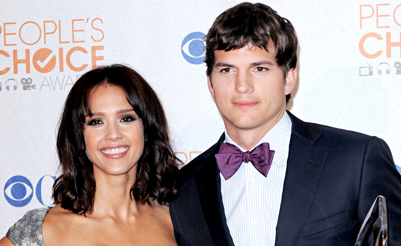 Jessica Alba Embarrassed by Ashton Kutcher Over Sticky 'Valentine' Kissing
