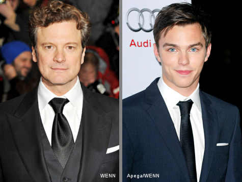 Colin Firth Feels Uneasy About Kissing Nicholas Hoult