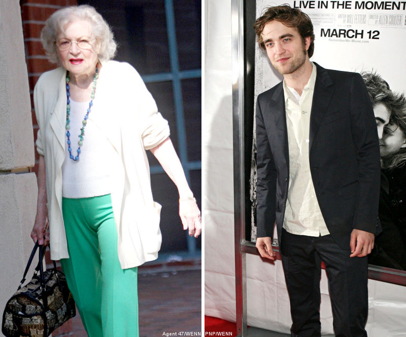 Betty White Calls Robert Pattinson's Crush on Her a 'Comedy Line'